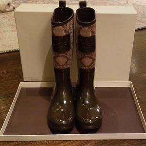 Coach Cold Weather Boot- Pearl Madison Python Prin